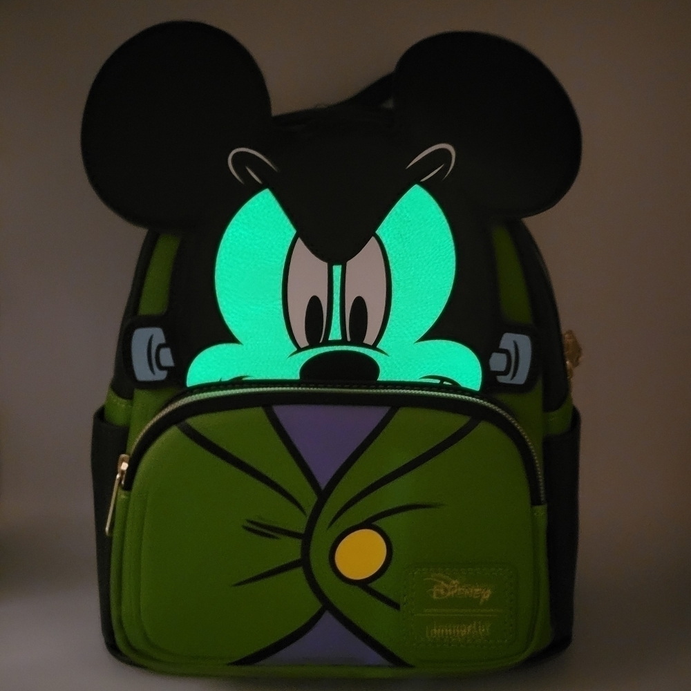 Loungefly Frankenstein Mickey Disney Backpack NWT - image 4